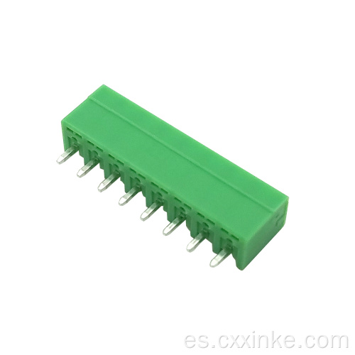 Toma de soldadura de terminal PCB enchufable de tono de 3.81 mm